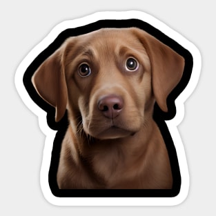 Labrador Retriever, Gift Idea For Labrador Fans, Dog Lovers, Dog Owners And As A Birthday Present Sticker